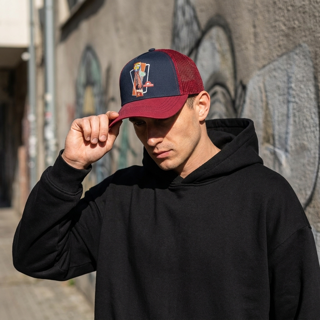 Projects Bakery x Neftohimik – Volley Trucker Cap - Image 6
