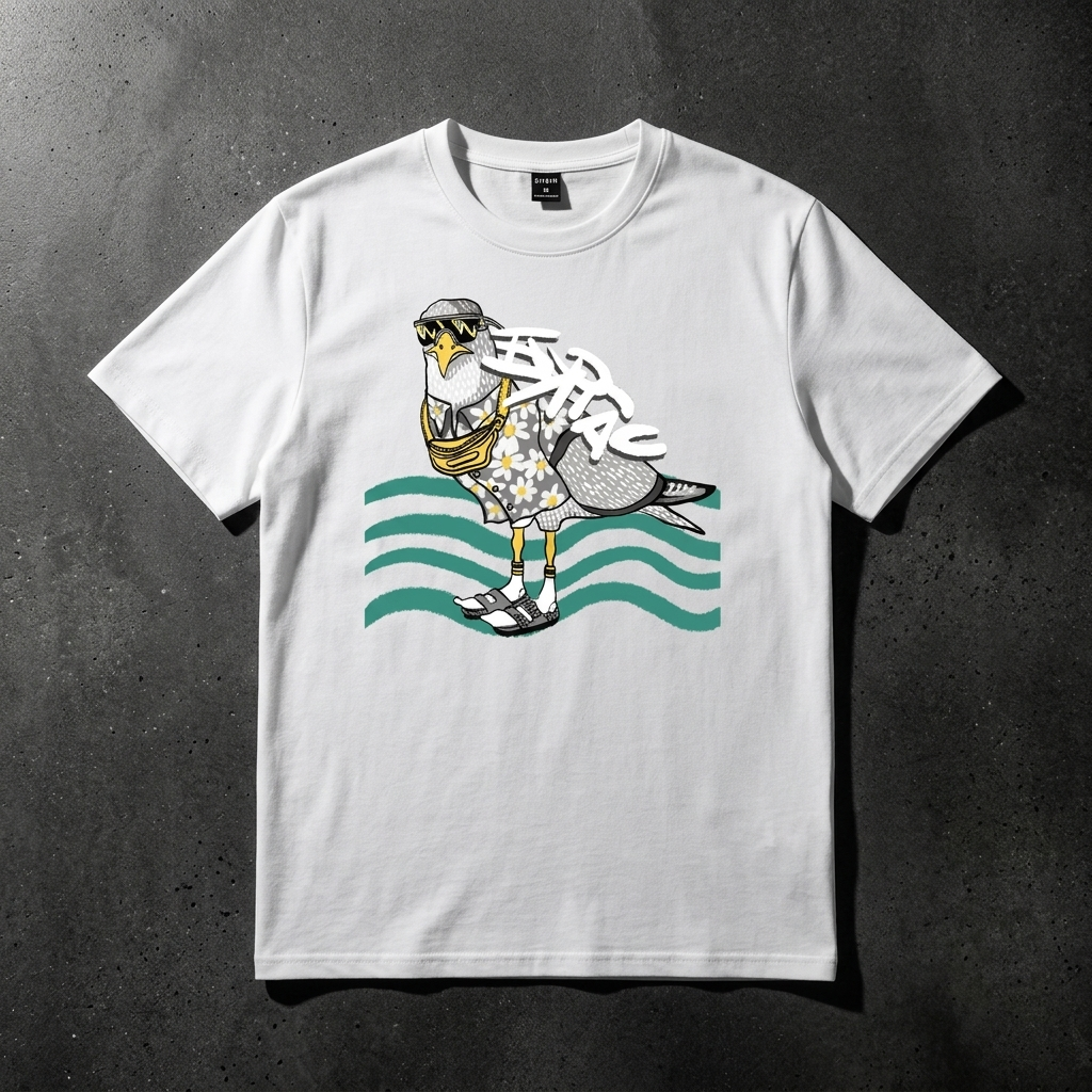 Projects Bakery x Burgas – Seagull Tee - Image 4