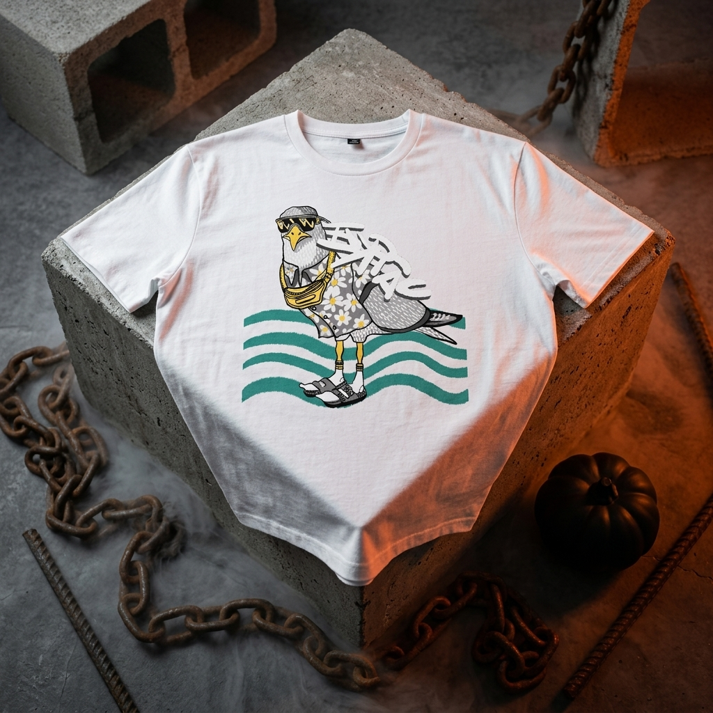 Projects Bakery x Burgas – Seagull Tee - Image 2