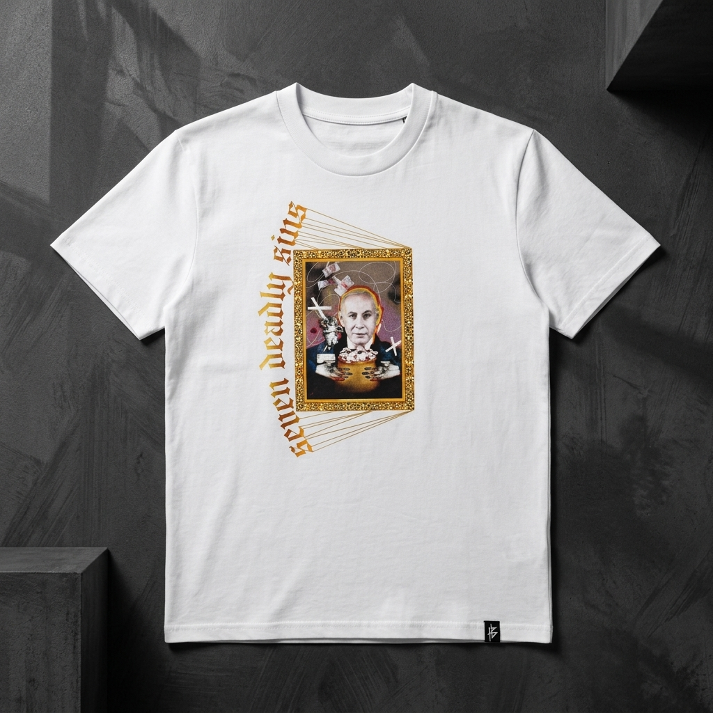 Sins of Power – Greed Tee - Image 2
