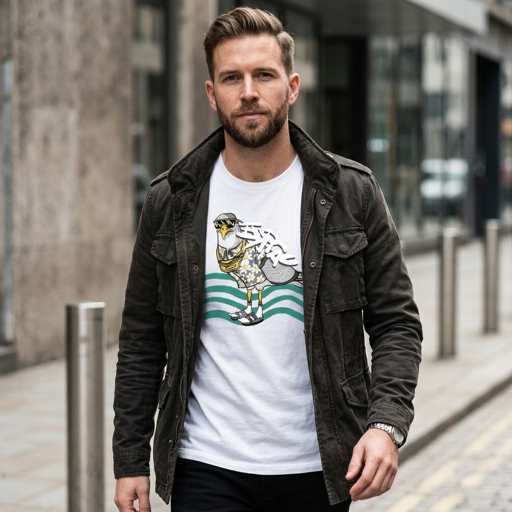 Projects Bakery x Burgas – Seagull Tee